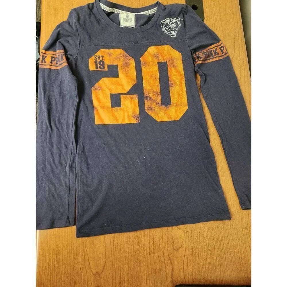 PINK NFL Chicago Bears Long Sleeve XSMALL long sleeved crewneck